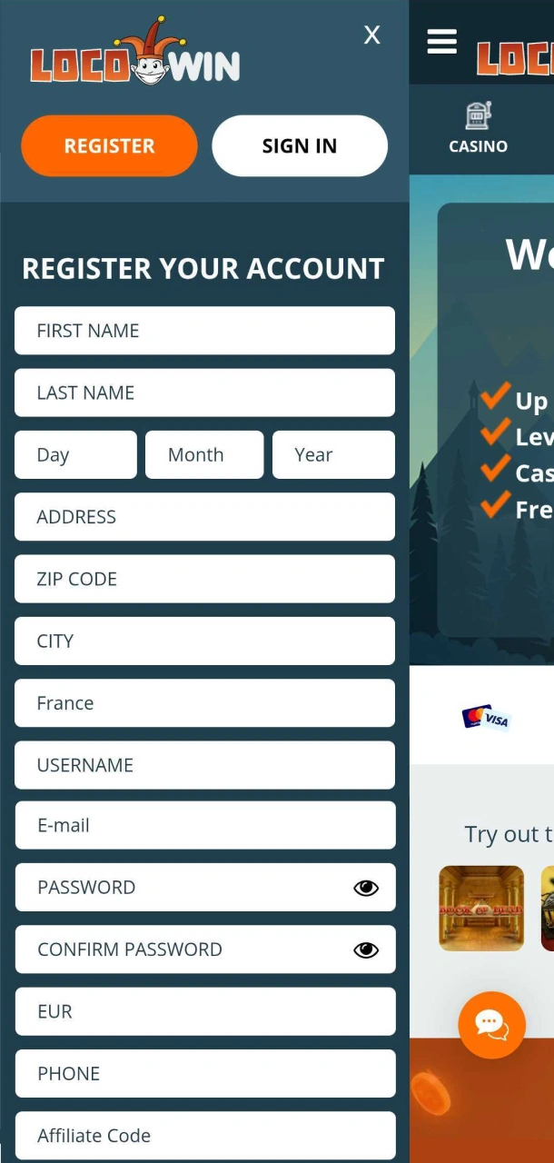 Join Locowin at its official app in few taps.
