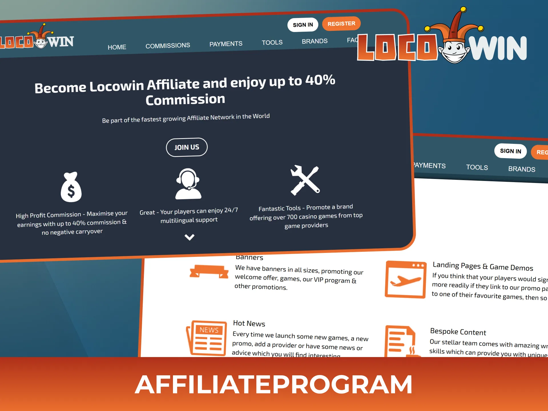 Gå med i Locowin affiliateprogram och tjäna pengar på dina rekommendationer.