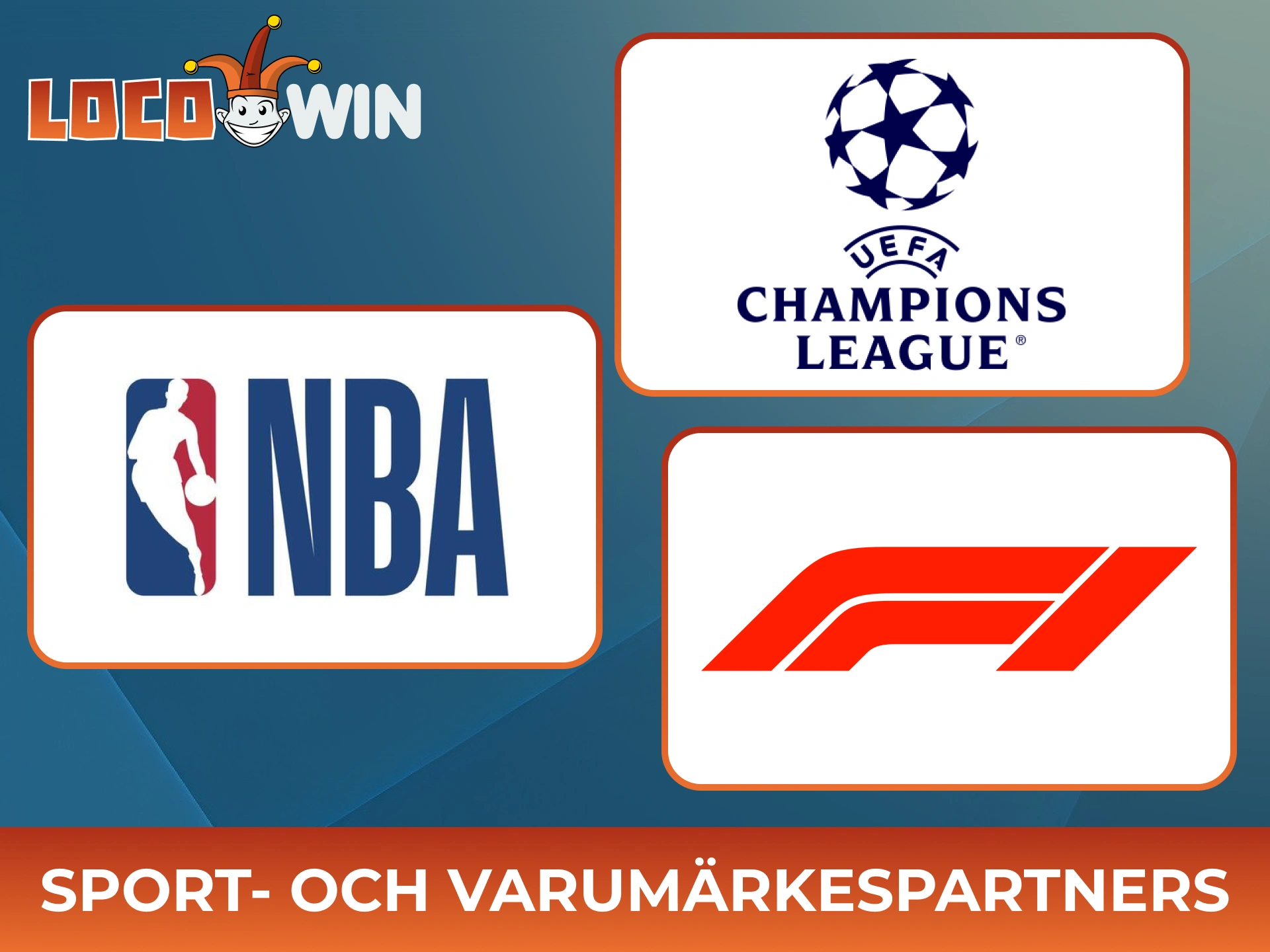 Upptäck alla samarbeten hos Locowin för sportspel.