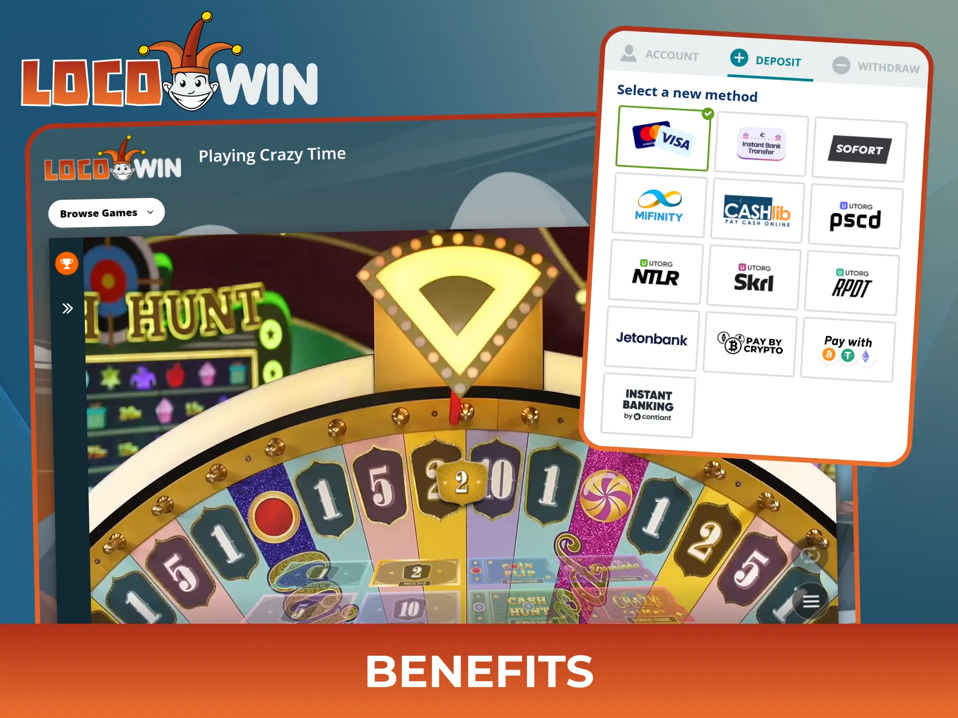 Use those benefits to win more at Locowin live casino.