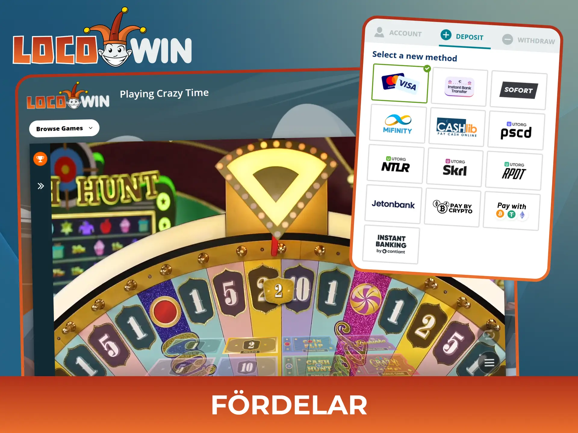 Använd dessa fördelar för att vinna mer på Locowins live casino.