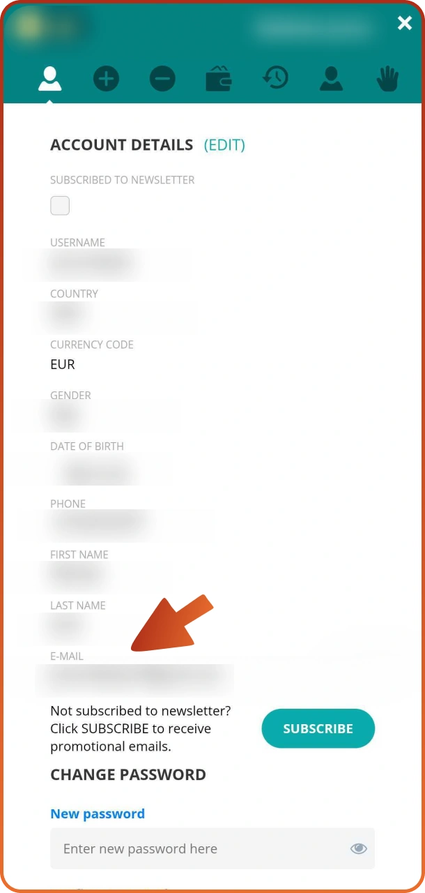 Verifiera din e-postadress efter registrering på Locowin.