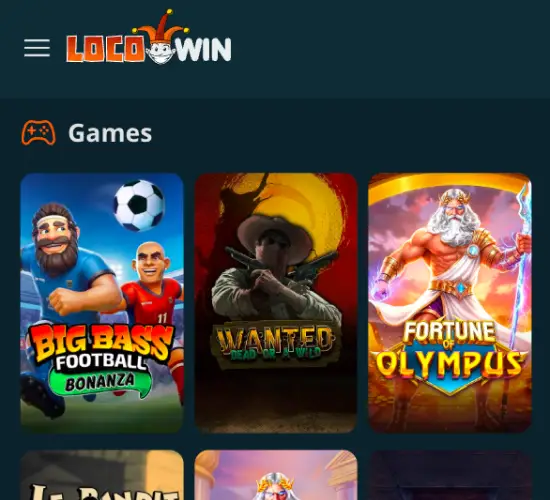 Open your Android Locowin app and start playing.